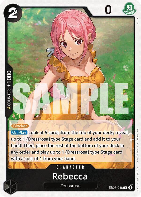 Rebecca EB03-048 Extra Booster: One Piece Heroines Edition Card
