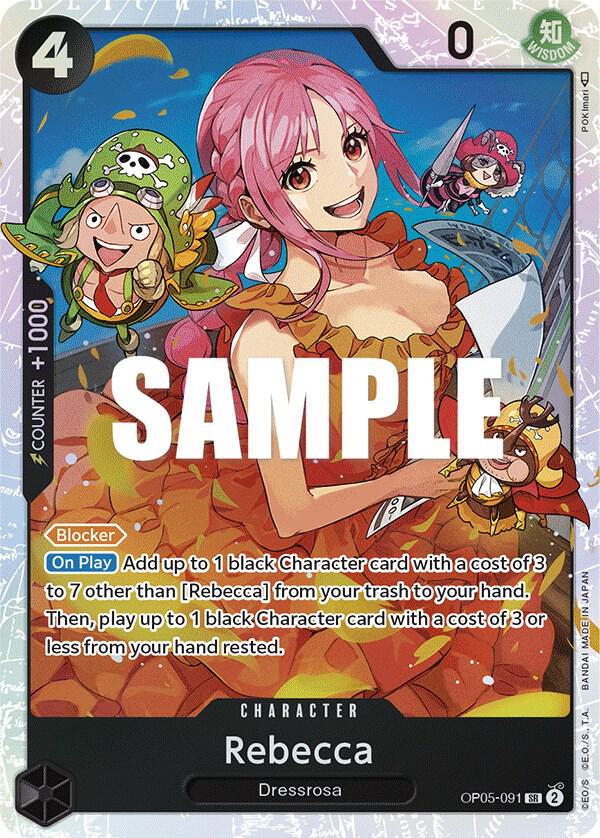 Rebecca OP05-091 Awakening of the New Era Card
