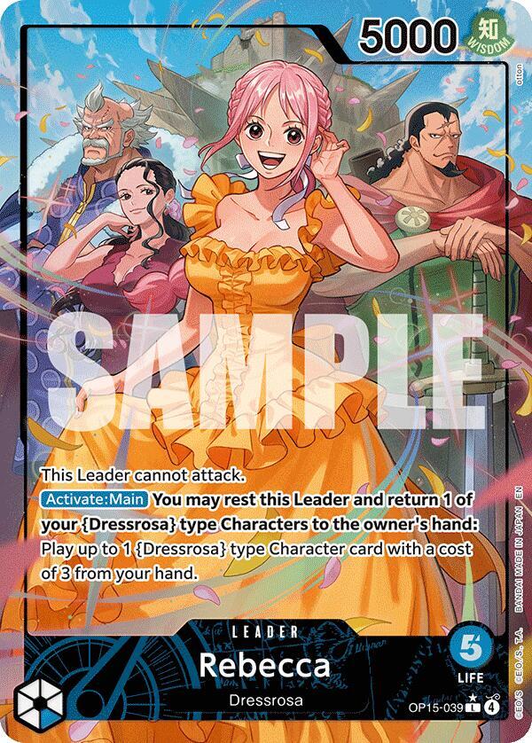 Rebecca (OP15-039) (Alternate Art) OP15-039 Adventure on Kami's Island Card