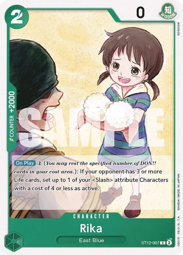Rika ST12-007 Starter Deck 12: Zoro and Sanji Card