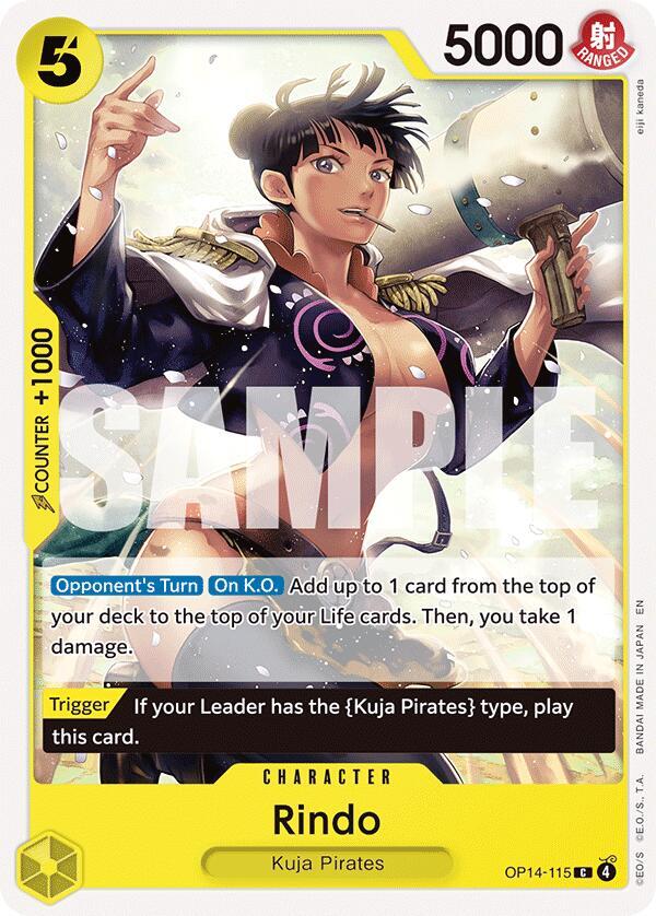 Rindo OP14-115 The Azure Sea's Seven Card