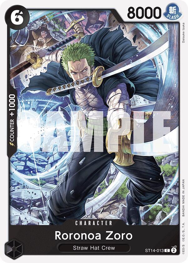 Roronoa Zoro ST14-013 Starter Deck 14: 3D2Y Card