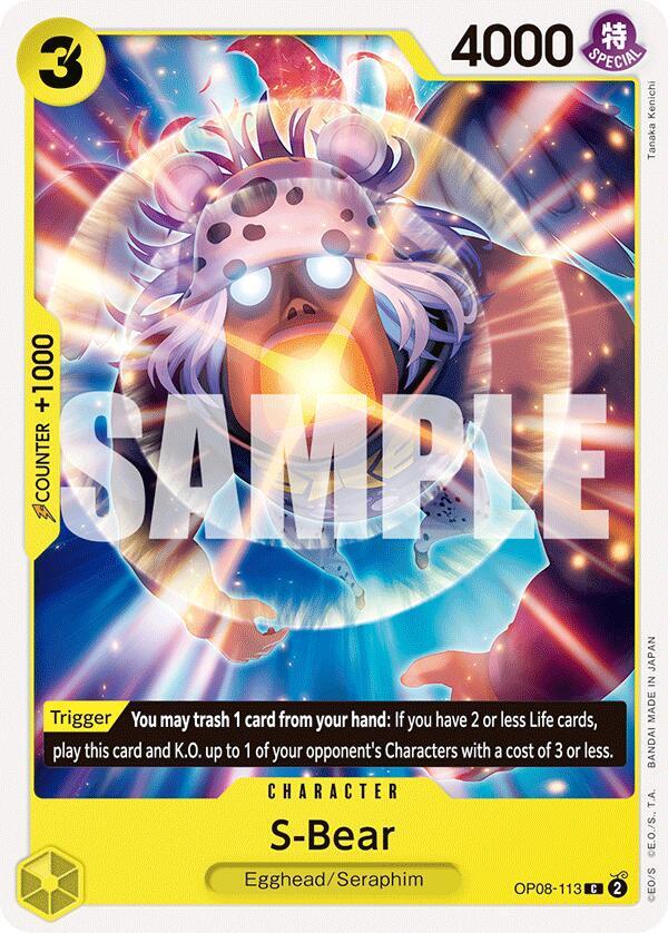 S-Bear OP08-113 Two Legends Card