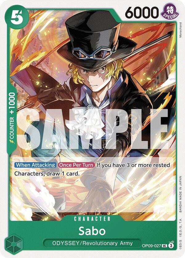 Sabo (027) OP09-027 Emperors in the New World Card