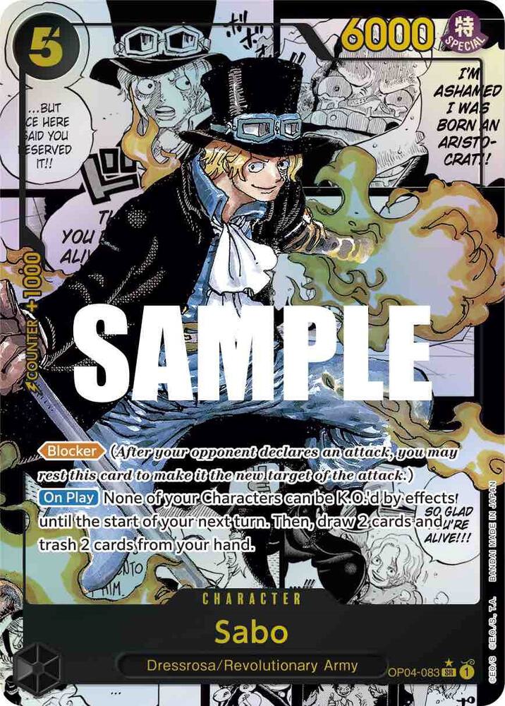 Sabo (Alternate Art) (Manga) OP04-083 Kingdoms of Intrigue Card