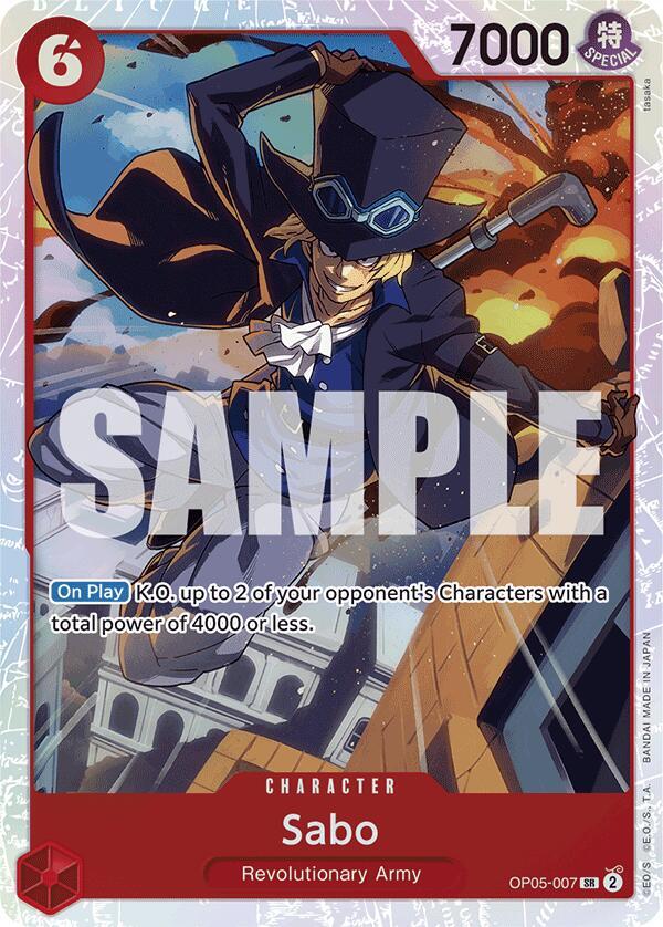 Sabo (OP05-007) (Reprint) OP05-007 Premium Booster -The Best- Card