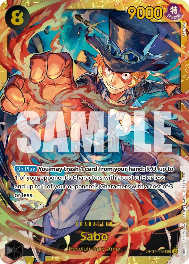 Sabo - OP07-118 (Reprint) OP07-118 Premium Booster -The Best- Vol. 2 Card