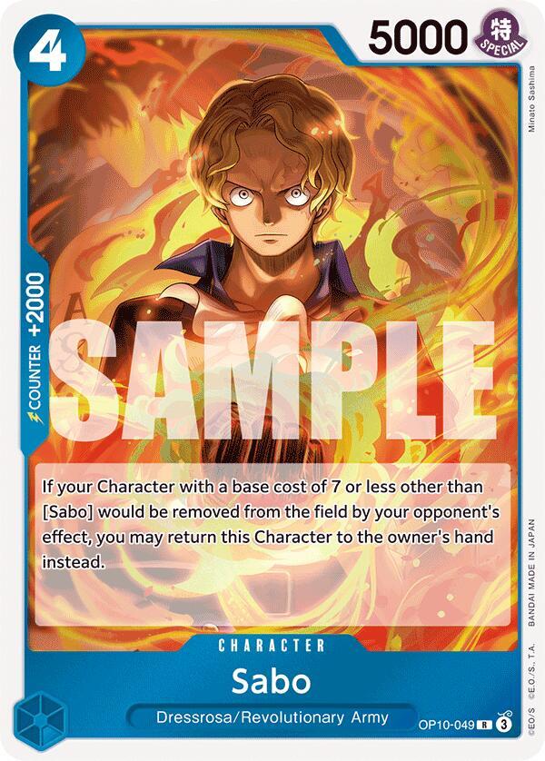 Sabo OP10-049 Royal Blood Card