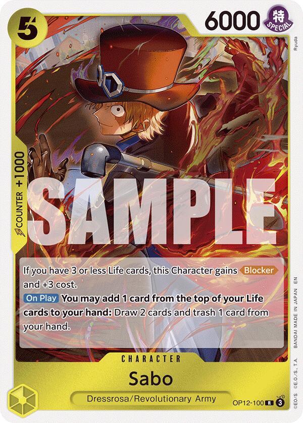 Sabo OP12-100 Legacy of the Master Card