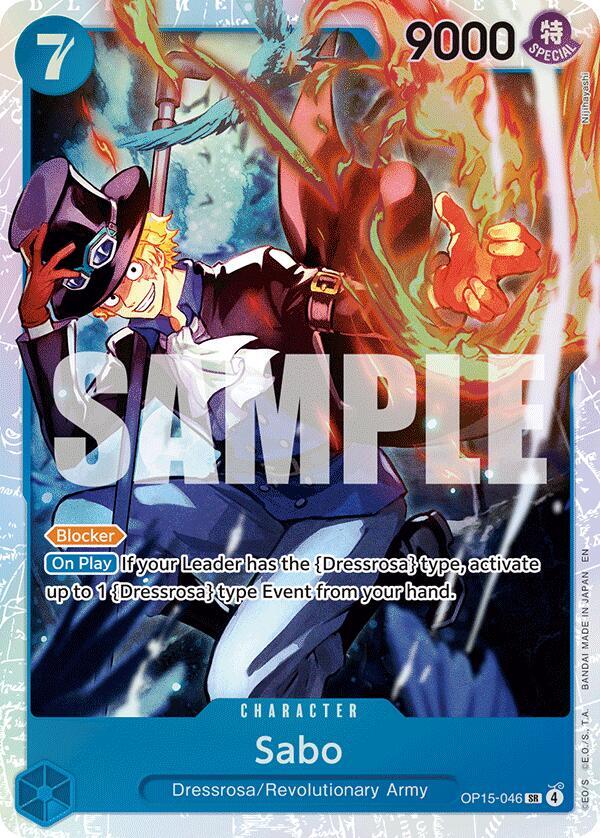 Sabo OP15-046 Adventure on Kami's Island Card