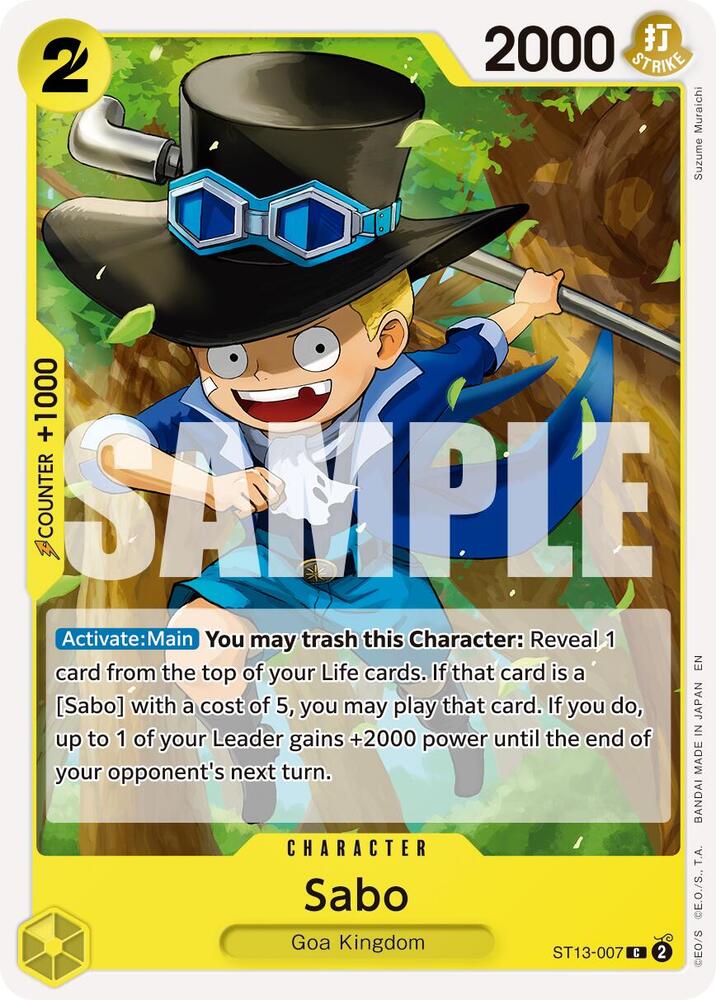 Sabo - ST13-007 (Reprint) ST13-007 Premium Booster -The Best- Vol. 2 Card