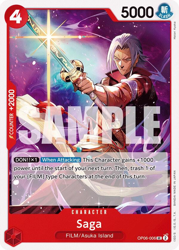 Saga OP06-006 Wings of the Captain Card
