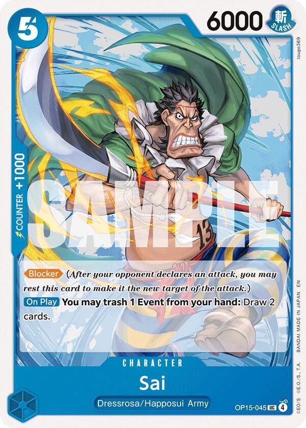 Sai OP15-045 Adventure on Kami's Island Card