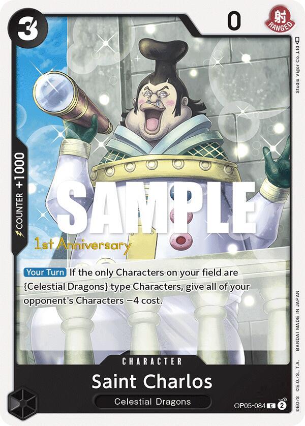 Saint Charlos OP05-084 Awakening of the New Era: 1st Anniversary Tournament Cards Card