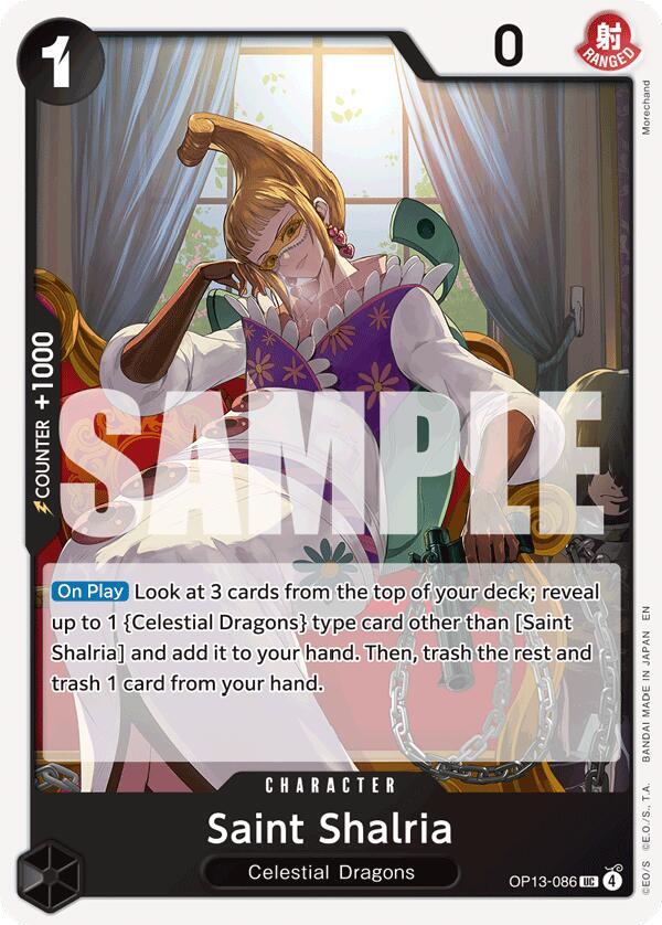 Saint Shalria OP13-086 Carrying On His Will Card