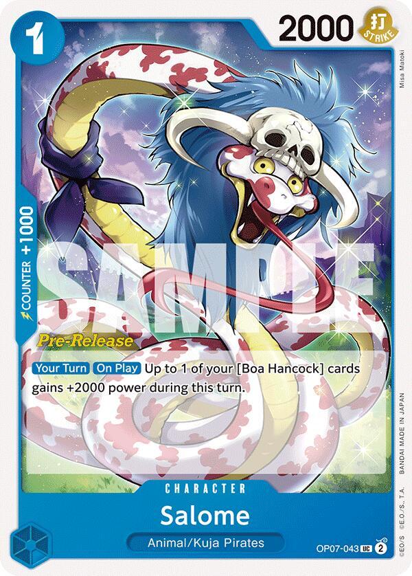 Salome OP07-043 500 Years in the Future Pre-Release Cards Card