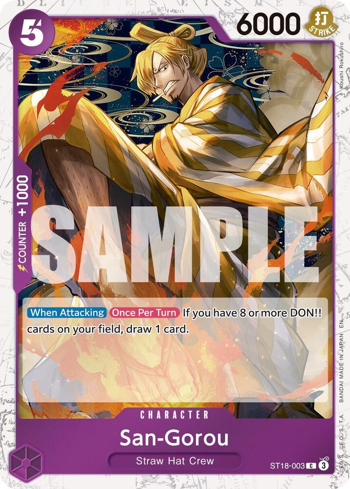 San-Gorou (Pirate Foil) ST18-003 Premium Booster -The Best- Vol. 2 Card