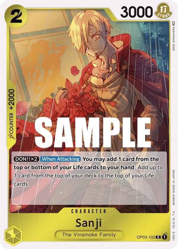 Sanji OP03-102 Pillars of Strength Card
