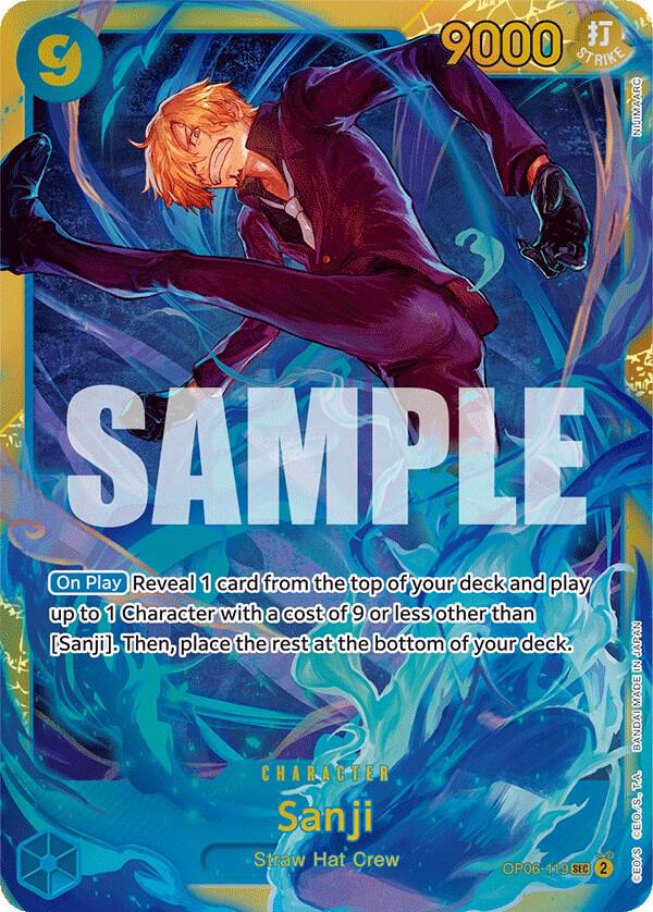 Sanji OP06-119 Wings of the Captain Card