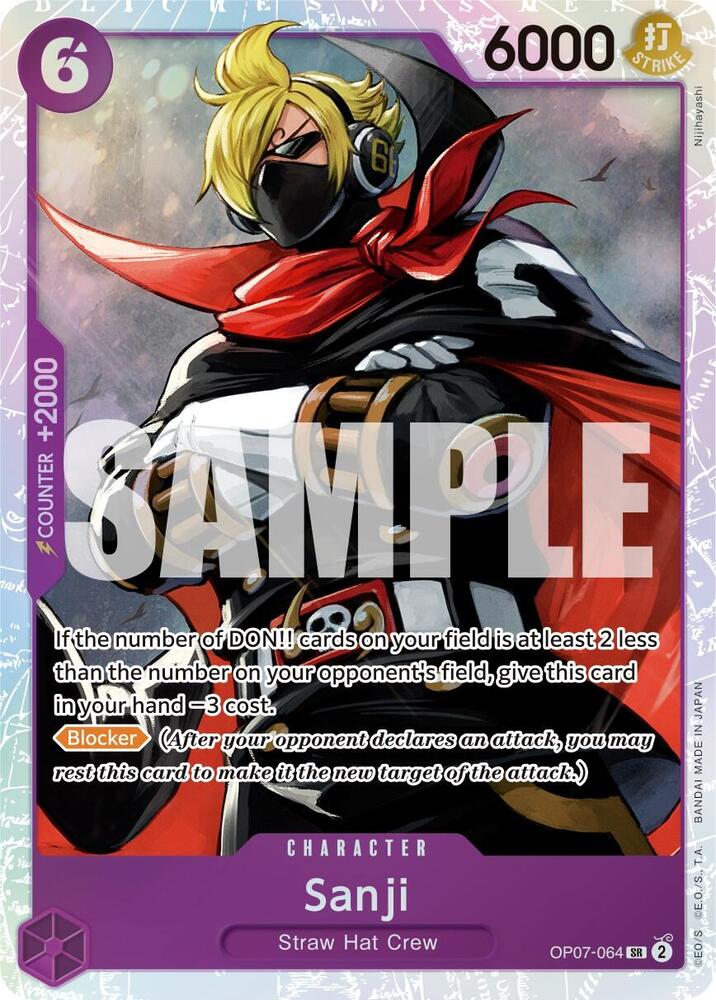 Sanji OP07-064 500 Years in the Future Card