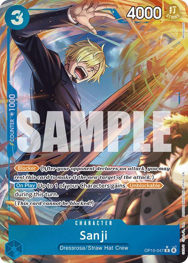 Sanji (OP15-047) (Alternate Art) OP15-047 Adventure on Kami's Island Card