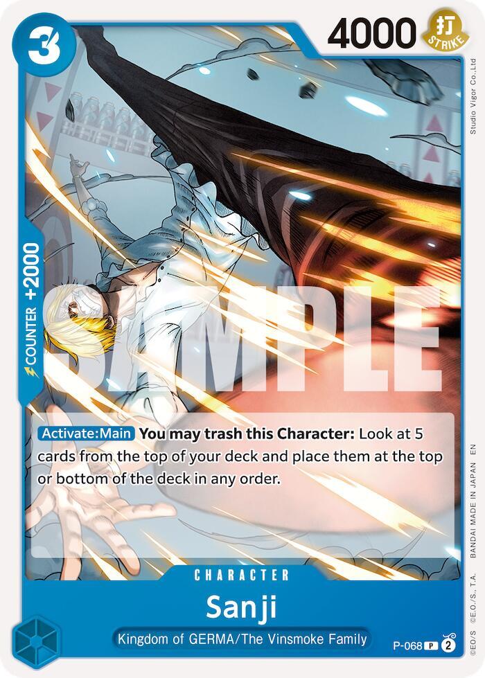 Sanji - P-068 (Reprint) P-068 Premium Booster -The Best- Vol. 2 Card