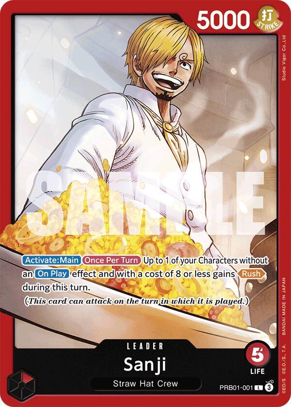 Sanji PRB01-001 Premium Booster -The Best- Card