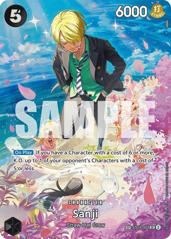 Sanji (SP) ST14-003 Royal Blood Card