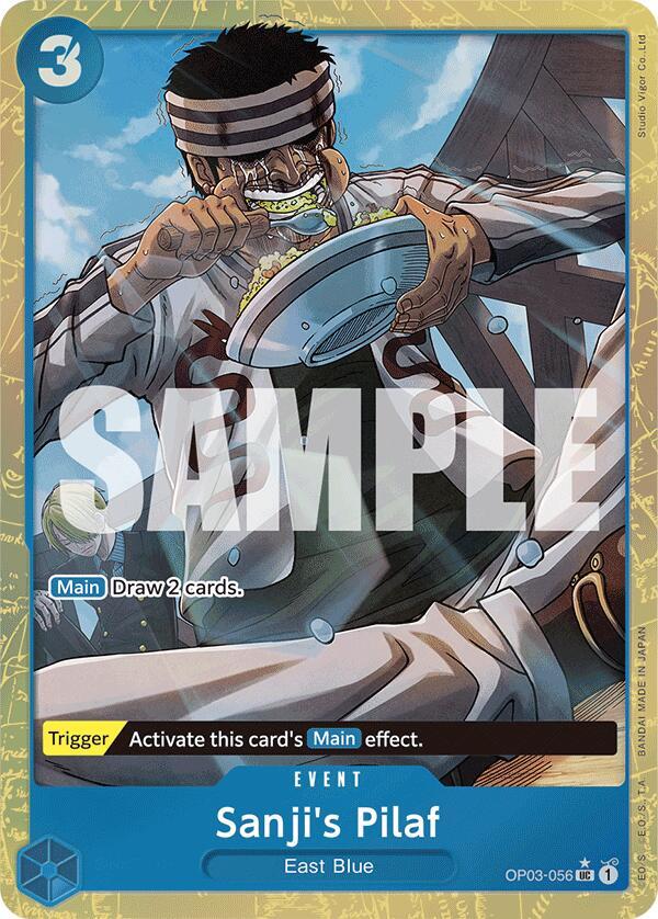 Sanji's Pilaf (Alternate Art) OP03-056 Premium Booster -The Best- Card