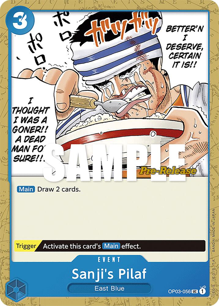 Sanji's Pilaf OP03-056 Pillars of Strength Pre-Release Cards Card