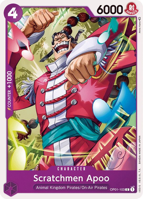 Scratchmen Apoo OP01-103 Romance Dawn Card