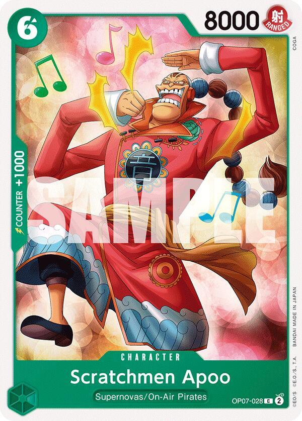 Scratchmen Apoo OP07-028 500 Years in the Future Card