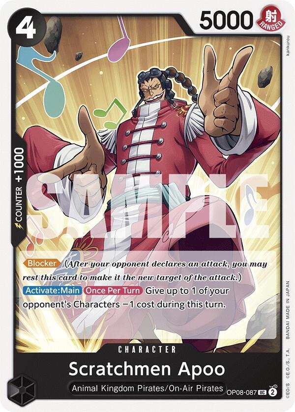 Scratchmen Apoo OP08-087 Two Legends Card