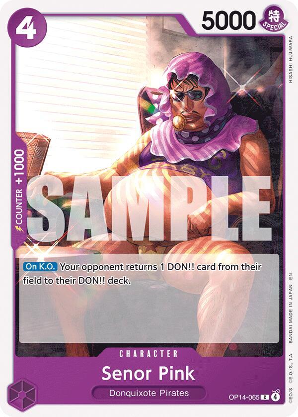Senor Pink OP14-065 The Azure Sea's Seven Card
