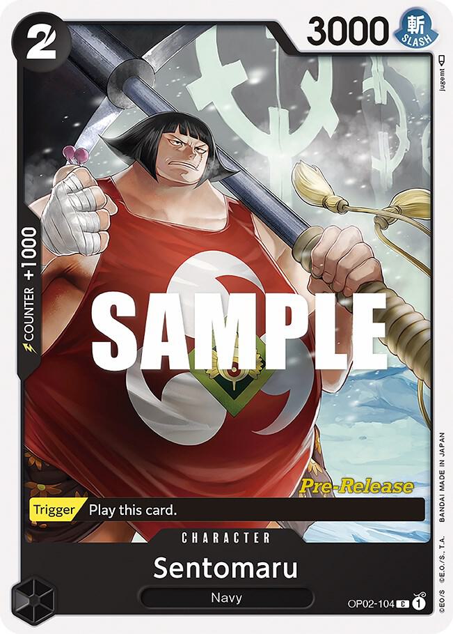 Sentomaru OP02-104 Paramount War Pre-Release Cards Card