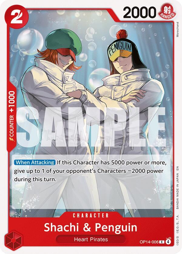 Shachi & Penguin OP14-006 The Azure Sea's Seven Card