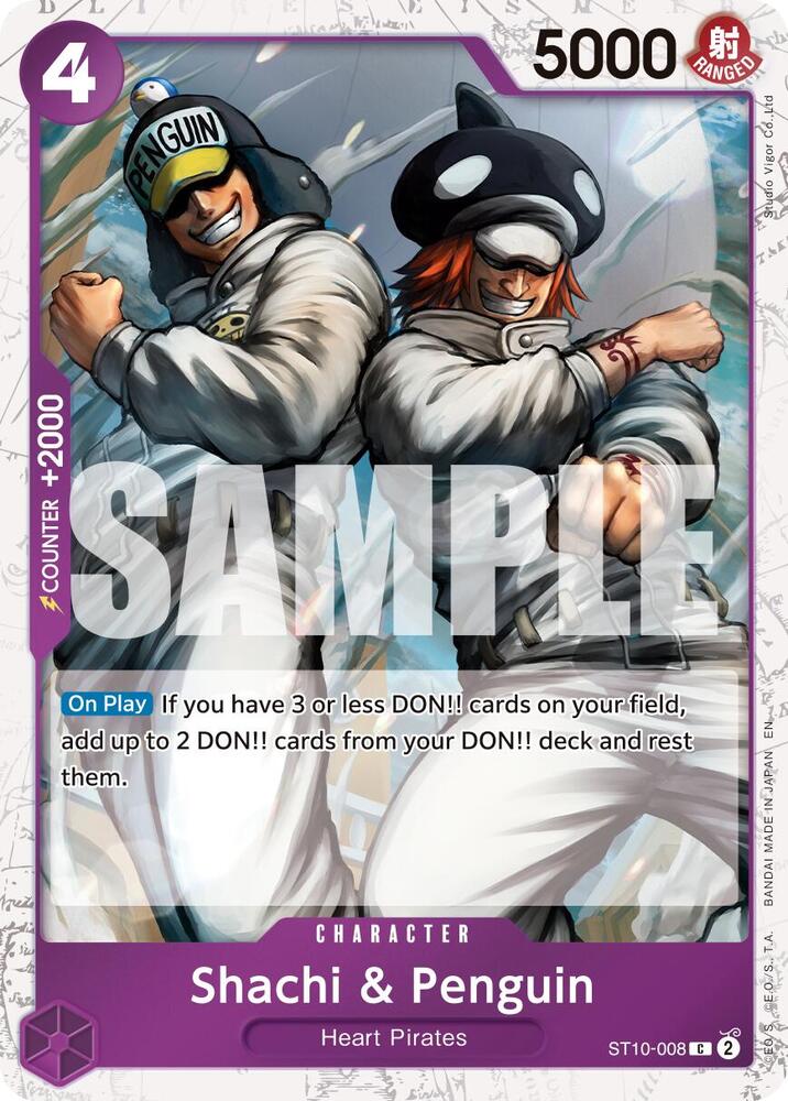 Shachi & Penguin (Pirate Foil) ST10-008 Premium Booster -The Best- Vol. 2 Card