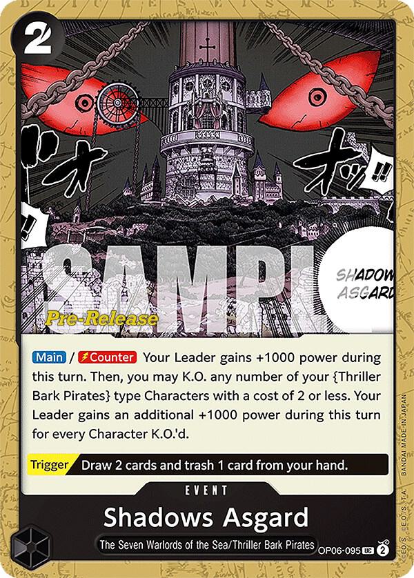 Shadows Asgard OP06-095 Wings of the Captain Pre-Release Cards Card