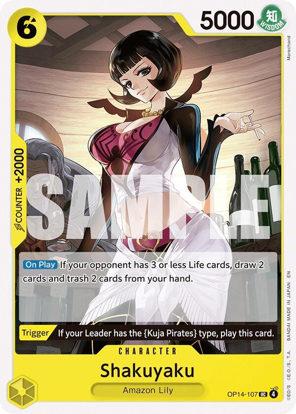 Shakuyaku OP14-107 The Azure Sea's Seven Card