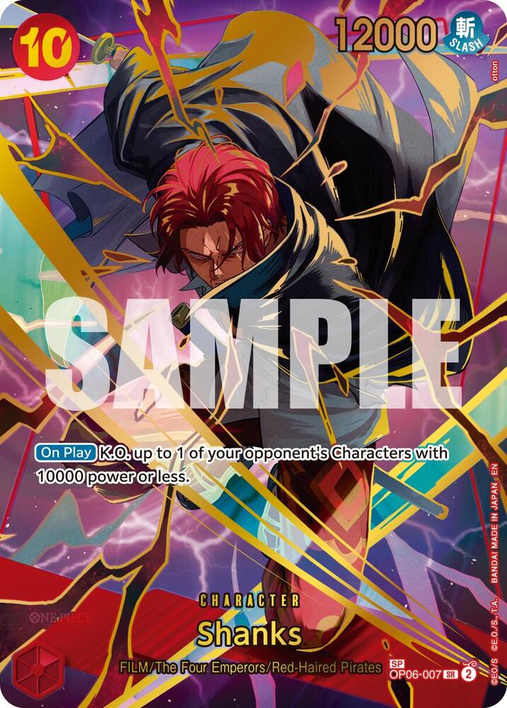 Shanks (SP) OP06-007 Premium Booster -The Best- Vol. 2 Card