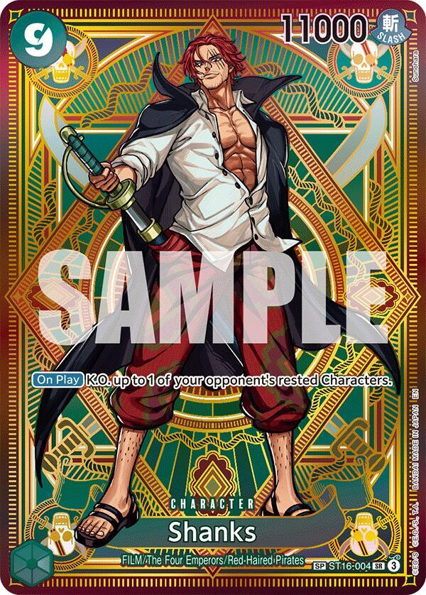 Shanks (SP) ST16-004 A Fist of Divine Speed Card