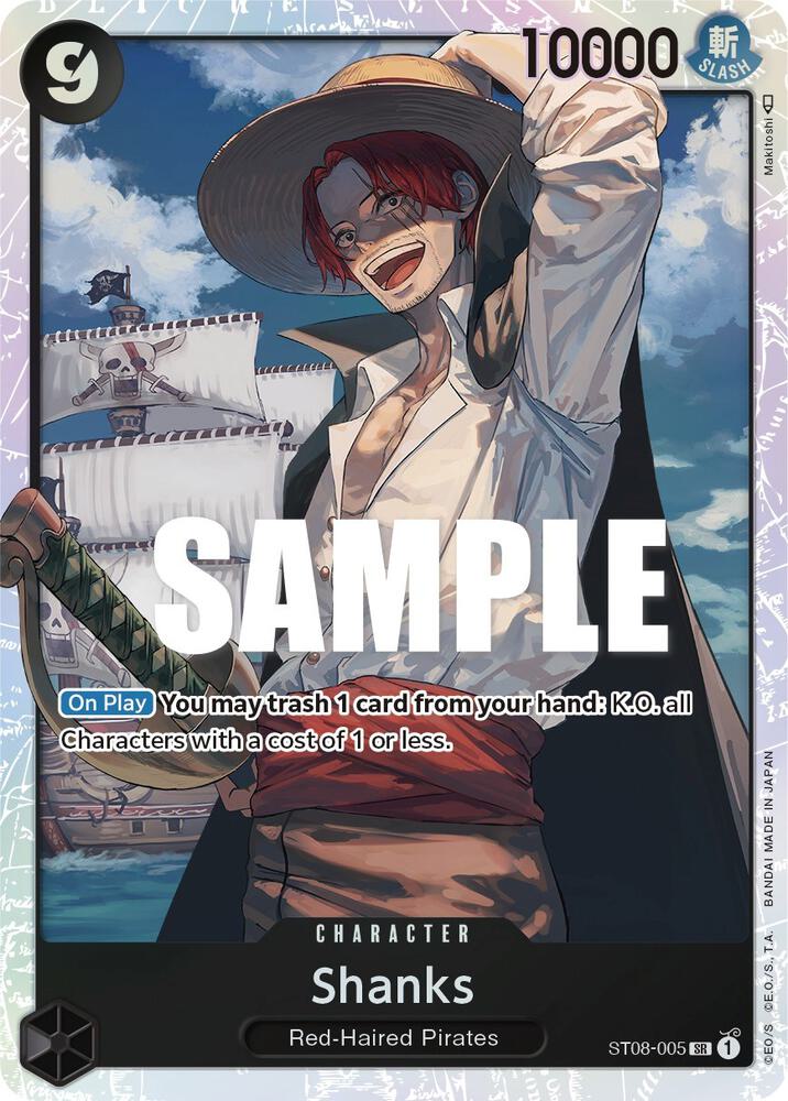 Shanks ST08-005 Starter Deck 8: Monkey.D.Luffy Card