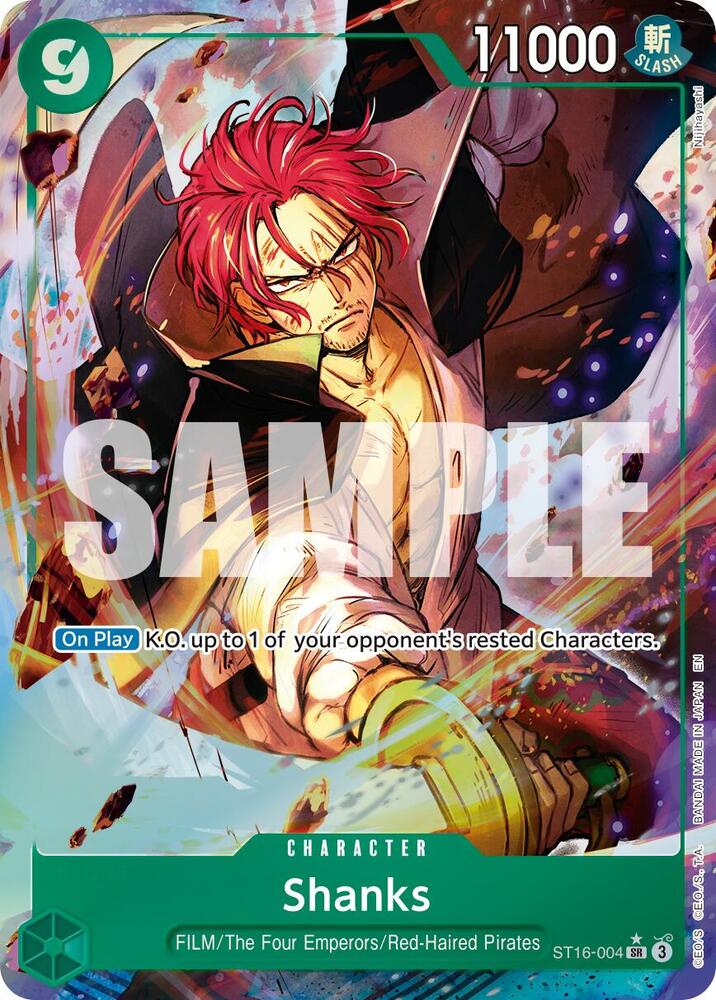 Shanks - ST16-004 (Alternate Art) ST16-004 Premium Booster -The Best- Vol. 2 Card