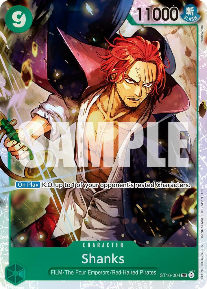 Shanks - ST16-004 (Reprint) ST16-004 Premium Booster -The Best- Vol. 2 Card