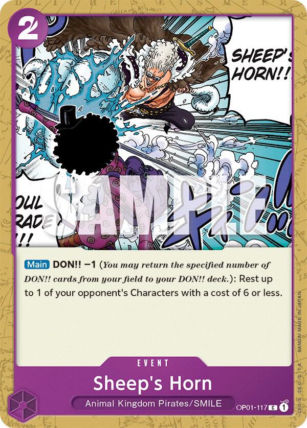 Sheep's Horn OP01-117 Romance Dawn Card