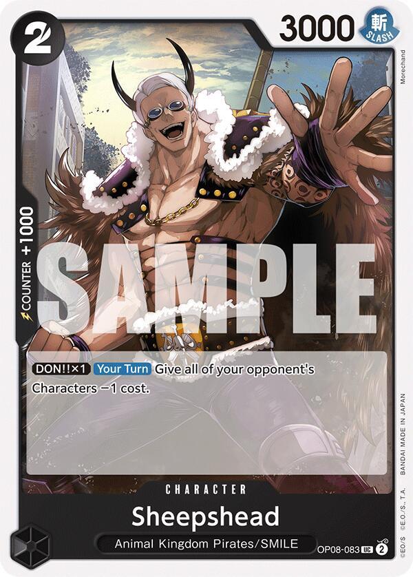 Sheepshead OP08-083 Two Legends Card