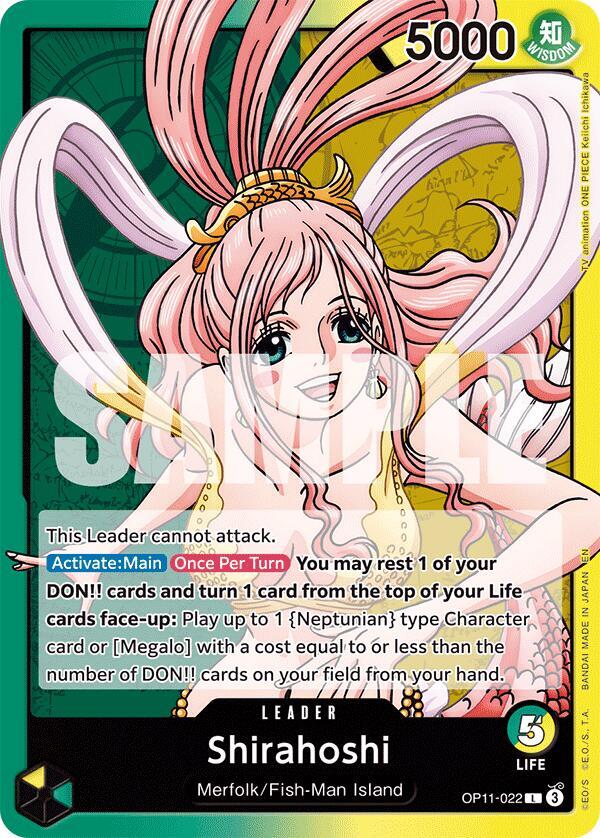 Shirahoshi (022) OP11-022 A Fist of Divine Speed Card