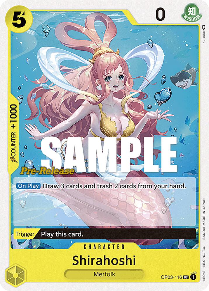 Shirahoshi OP03-116 Pillars of Strength Pre-Release Cards Card