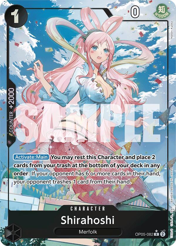 Shirahoshi (OP05-082) (Full Art) OP05-082 Premium Booster -The Best- Card