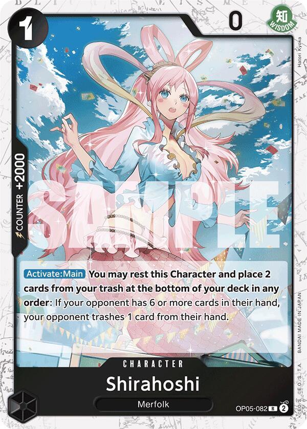 Shirahoshi (OP05-082) (Jolly Roger Foil) OP05-082 Premium Booster -The Best- Card